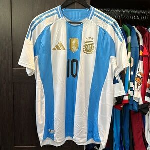 Lionel Messi Argentina National Team adidas 2024 Home Authentic Player Jersey